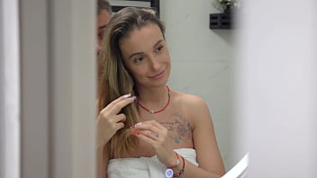 morning-blowjob-for-stepbrother-in-bathroom-hot-cum-on-my-face