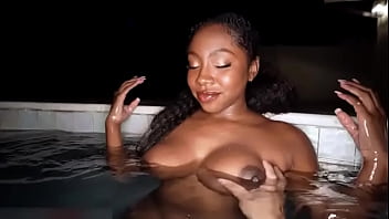 ebony-tits-fucked-pool-side