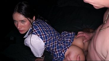 dilf-man-fills-college-girls-pussy-with-semen--hardcore-sex-between-dilf--college-girl