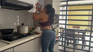 my-sexy-wife-turns-me-on-so-much-even-when-shes-cooking--aleja-and-aaroon
