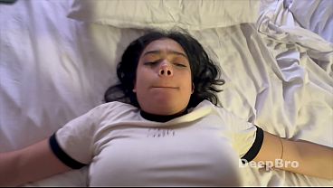 she-couldnt-take-my-big-cock-in-doggy-so-i-fucked-her-missionary-and-came-inside